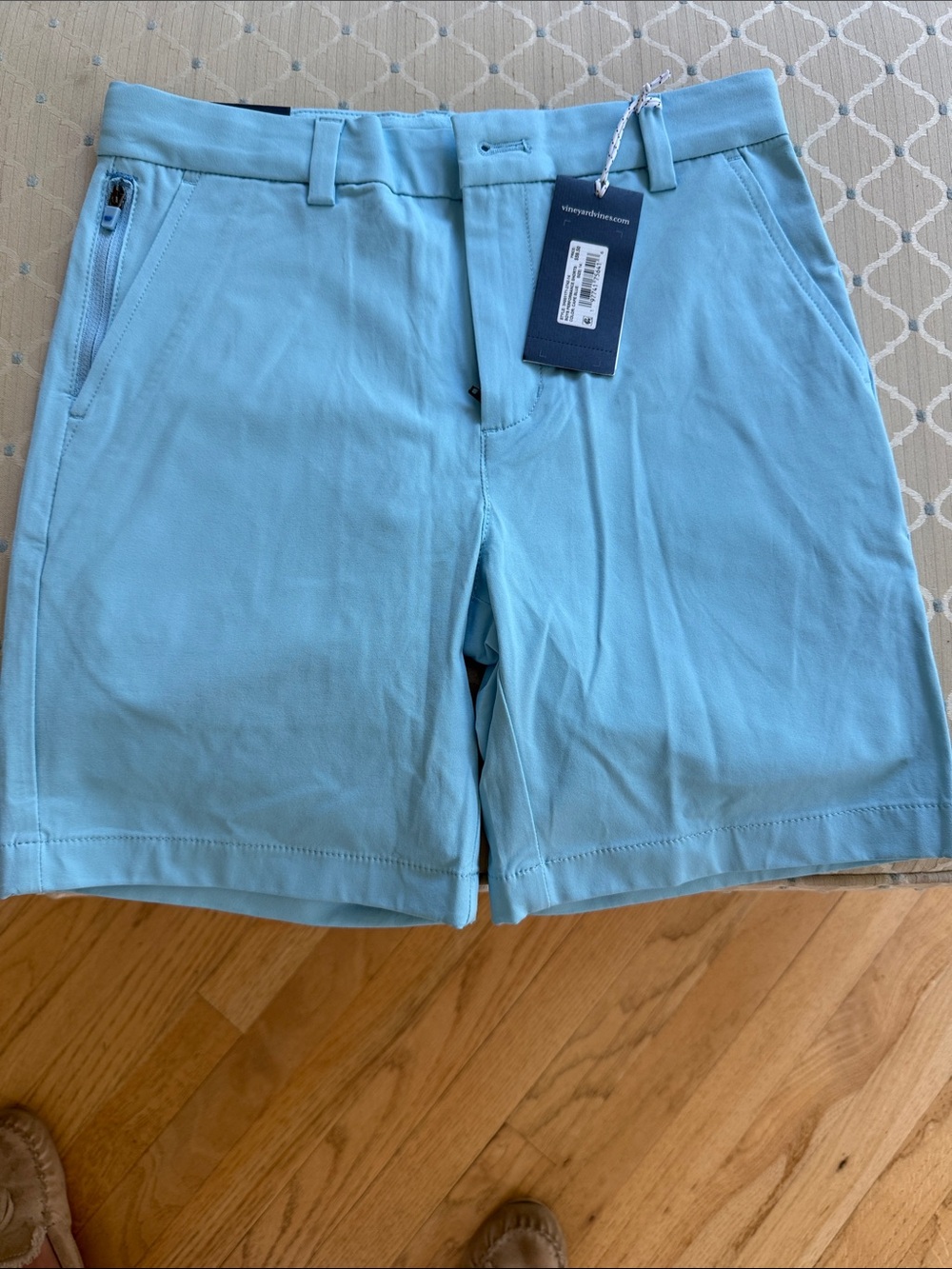 NWT Vineyard Vines Light Blue Casual Shorts, size 14
